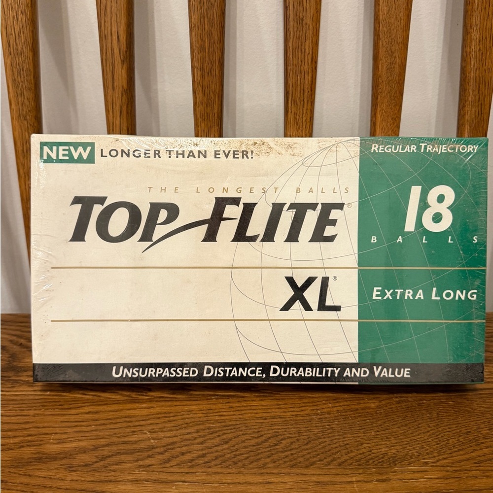New Top Flite Sealed 18 Balls XL Extra Long
